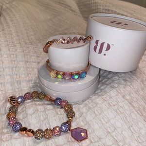NWOT. Bomb party bracelets- spring stacks 2024